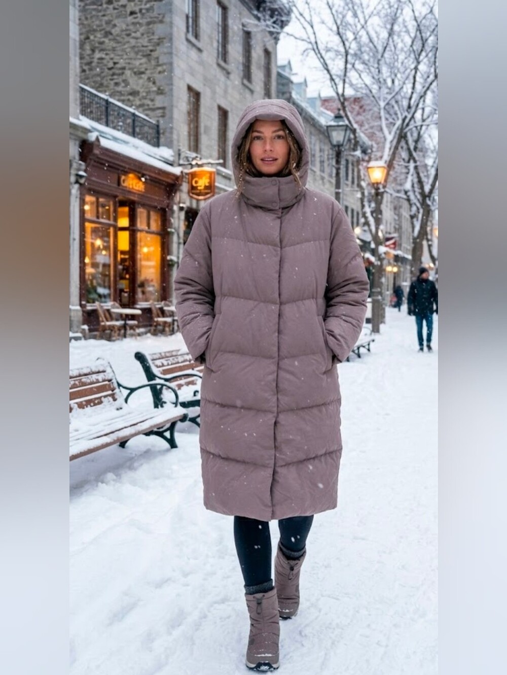 ANIMAL UK "Tess" Premium 80/20 Natural Down Longline Hooded Puffer Coat